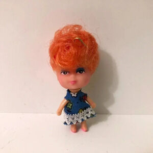 Vintage Liddle Kiddle Clone Doll Necklace Loop 2 Inch  Tall